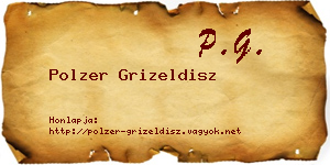 Polzer Grizeldisz névjegykártya